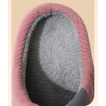 Unisex Mens Womens Memory Foam Scuff Slippers Casual Slip On Warm House Shoes Indoor/Outdoor Sandal Slippers With Rubber Sole