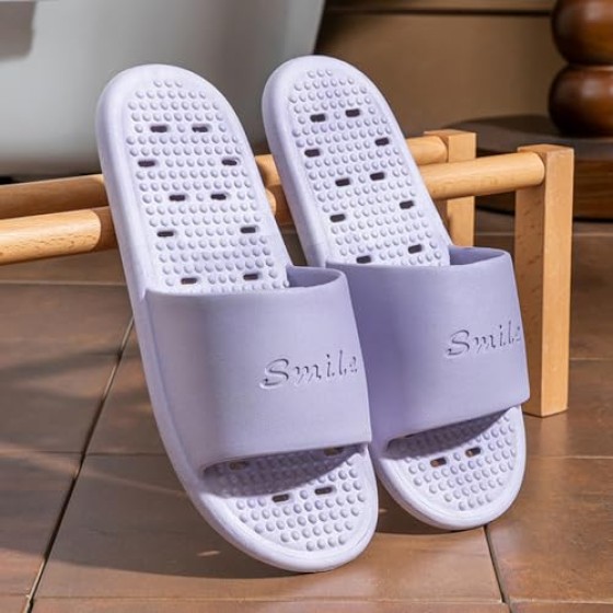 Shower Shoes for Women with Lightweight Beach Sandals with Drain Holes