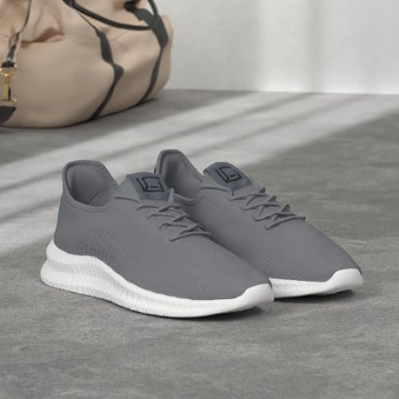 LCGJR Men's Running Shoes Ultra Lightweight Breathable Comfortable Walking Shoes Casual Fashion Sneakers Mesh Workout Shoes