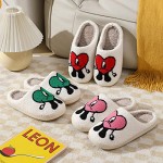 Generic Bad Cute Bunny Slippers: Red, Size 9.5-10 Women/8.5-8.5 Men