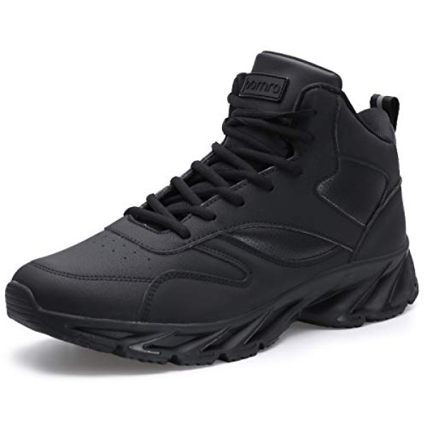 Joomra Men's Stylish Sneakers High Top Athletic-Inspired Shoes