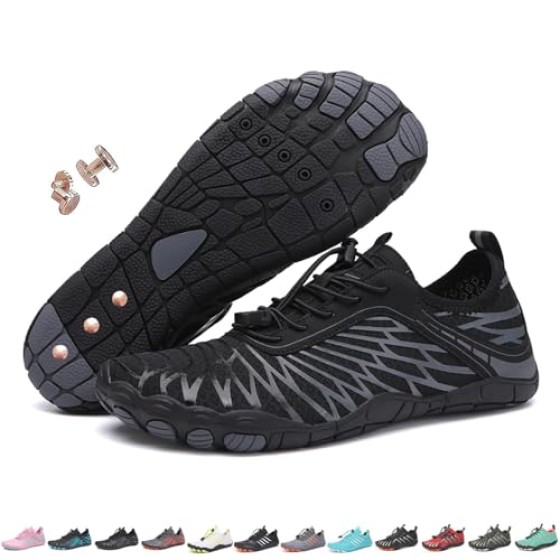 Grounding Shoes with Copper, Grounded Barefoot Footwear for Women Men Neuropathy, Non-Slip Comfortable, Water Hiking Shoes for Women
