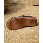 Ladies' Summer Thick Sole Slide Sandals, Cozy Wedge Beach Footwear, Slip Flip-Flops