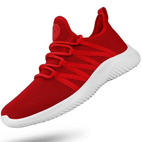 Feethit Womens Slip On Running Shoes Non Slip Walking Shoes Lightweight Gym Workout Shoes Breathable Fashion Sneakers