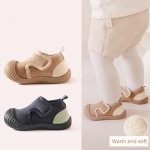 Baby Boys Girls First Walking Shoes Infant Sneakers Crib Shoes Lightweight Slip On Fall Winter Shoes
